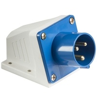 KnightsBridge 32A 2P+E 240V BLUE Appliance Inlet 